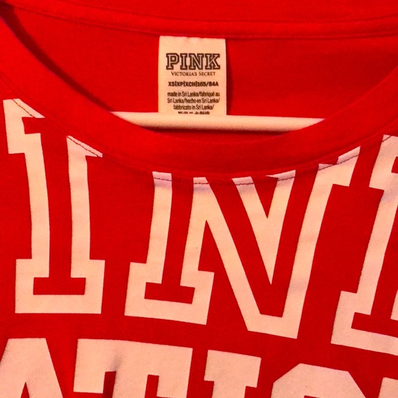 PINK VICTORIA’S SECRET cropped X/Small - Picture 2 of 3